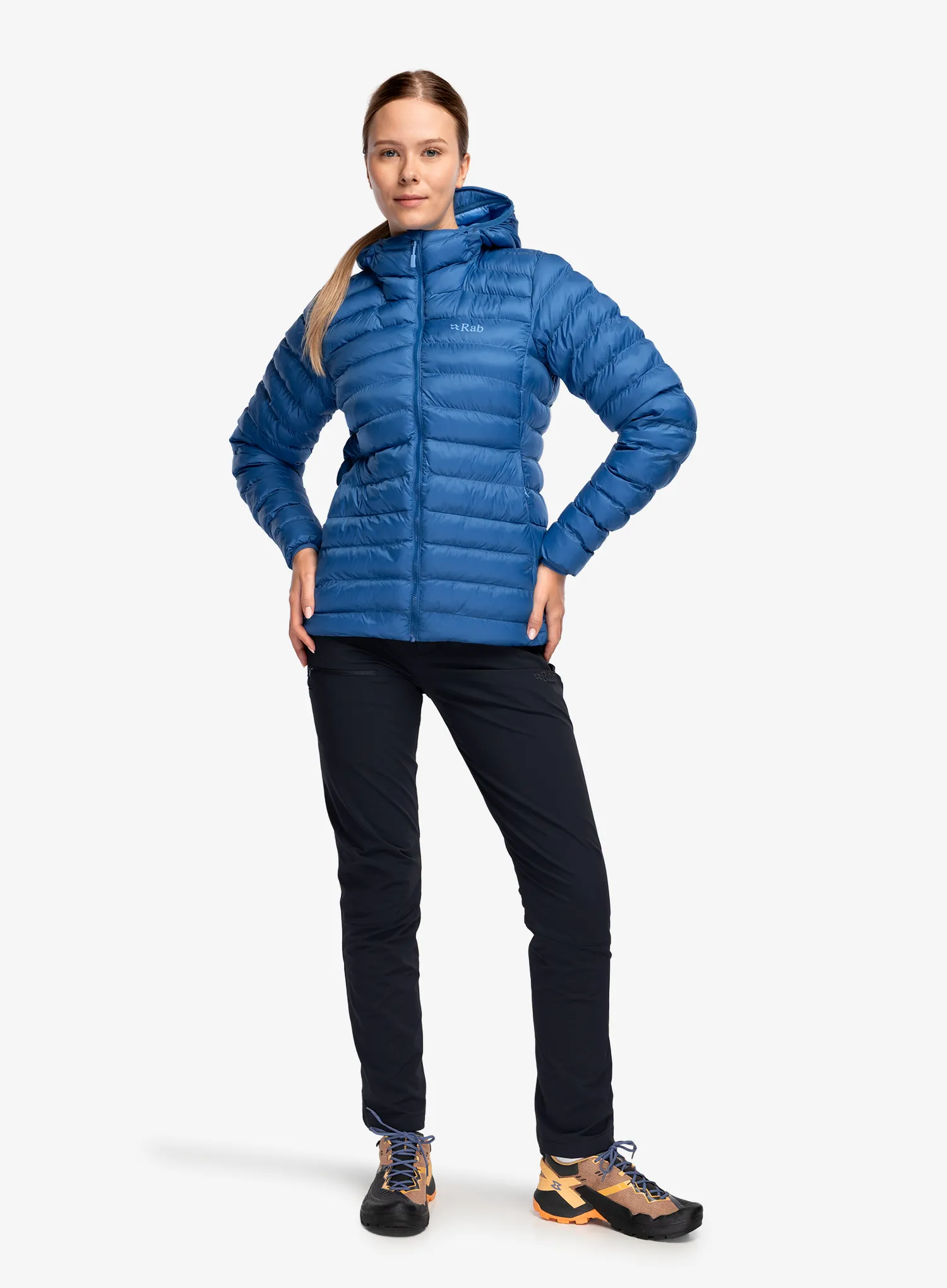 Дамско изолирано яке Rab Cirrus Alpine - dark bluebird