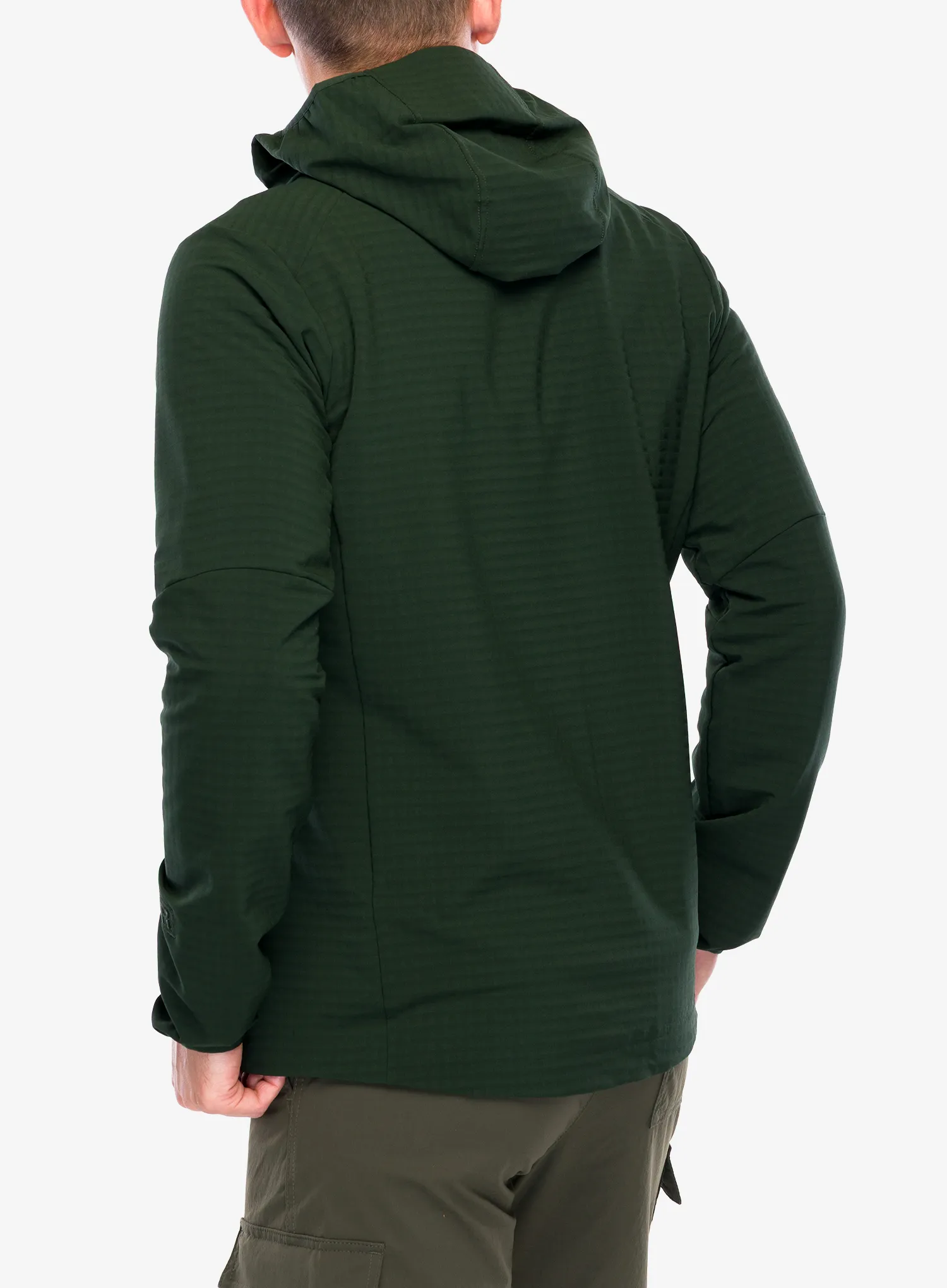 Яке Patagonia R1 TechFace Hoody - old growth green