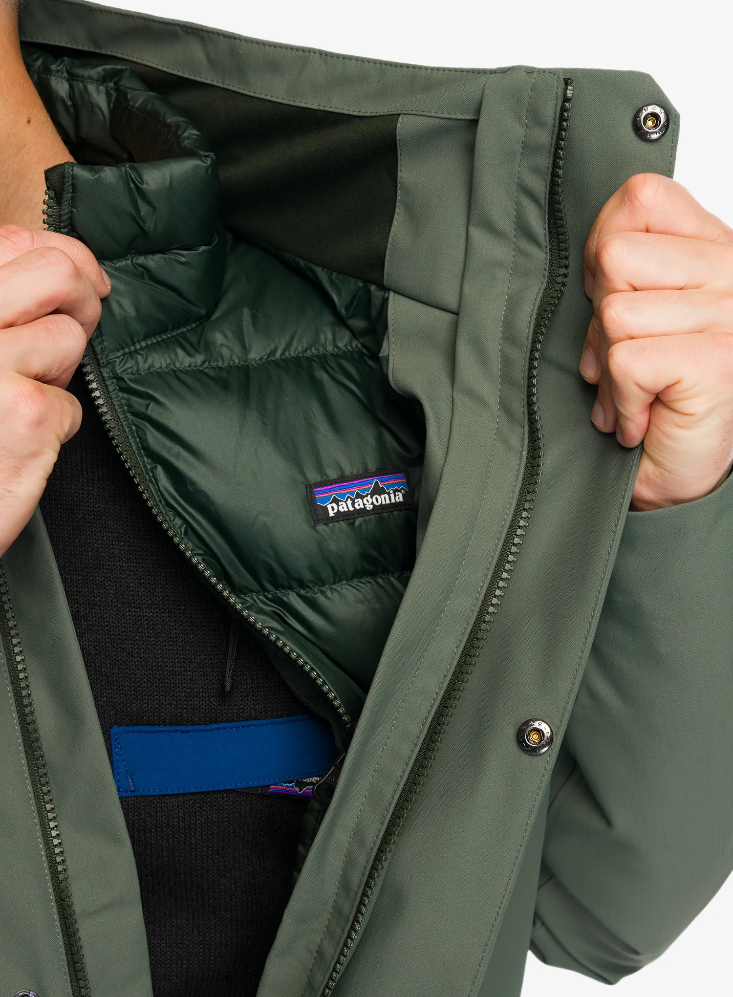 Яке Patagonia Tres 3-in-1 Parka - old growth green
