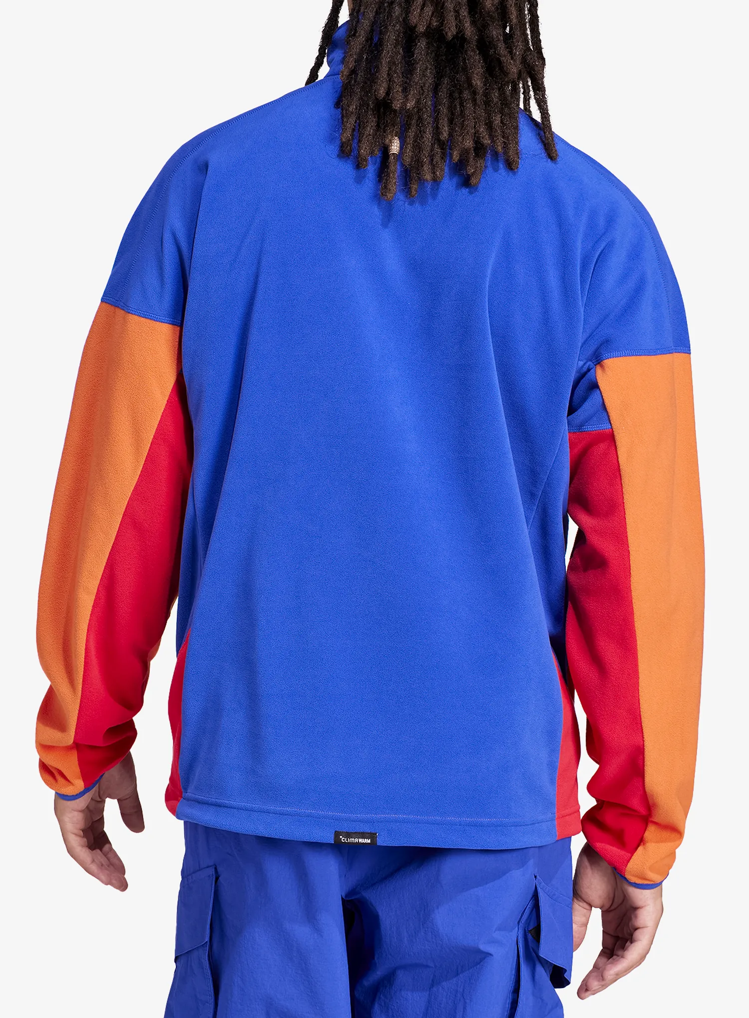 Поларено яке adidas TERREX Multi Climawarm Fleece Anorak - selubl/seimor/purrub