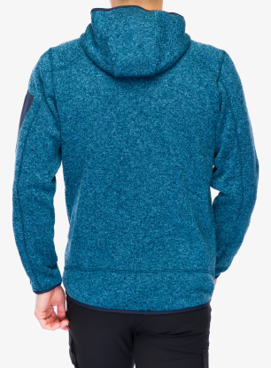 Поларено яке CMP Borgis Fix Hood Jacket - ocean/b. blue