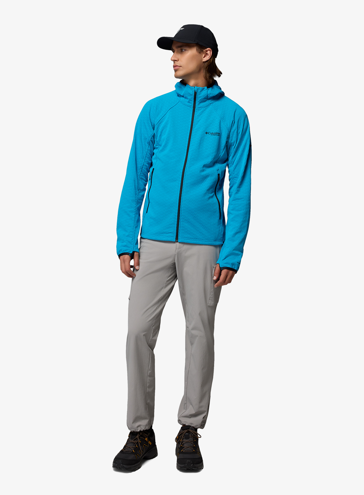 Поларено яке Columbia Arctic Crest II Hooded Full Zip - compass blue