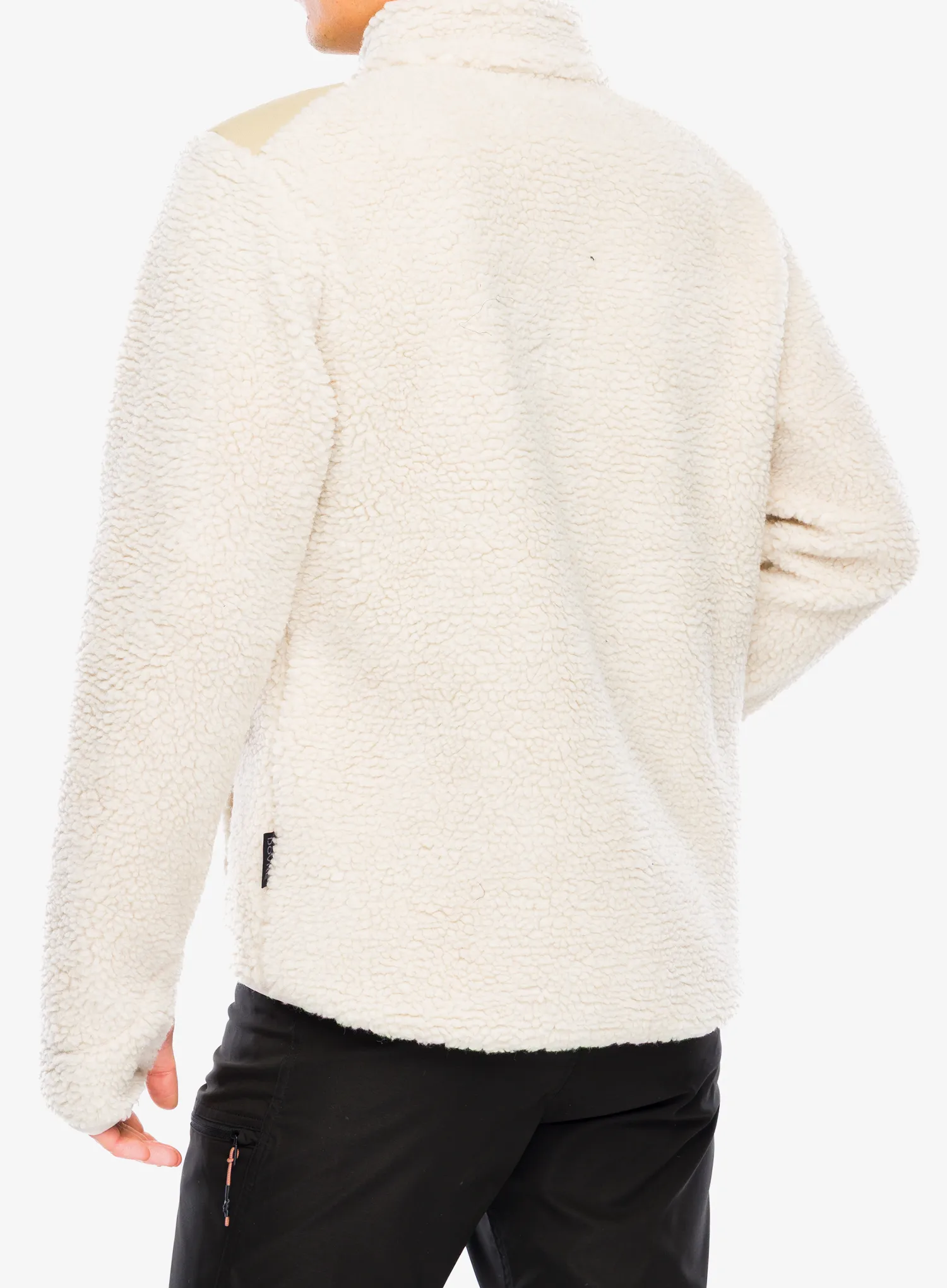 Поларено яке Dovre Teddy Fleece Merino Wool - beige