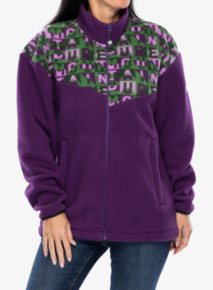 Поларено яке Salewa Eagle Anniversary FZ Jacket - plum
