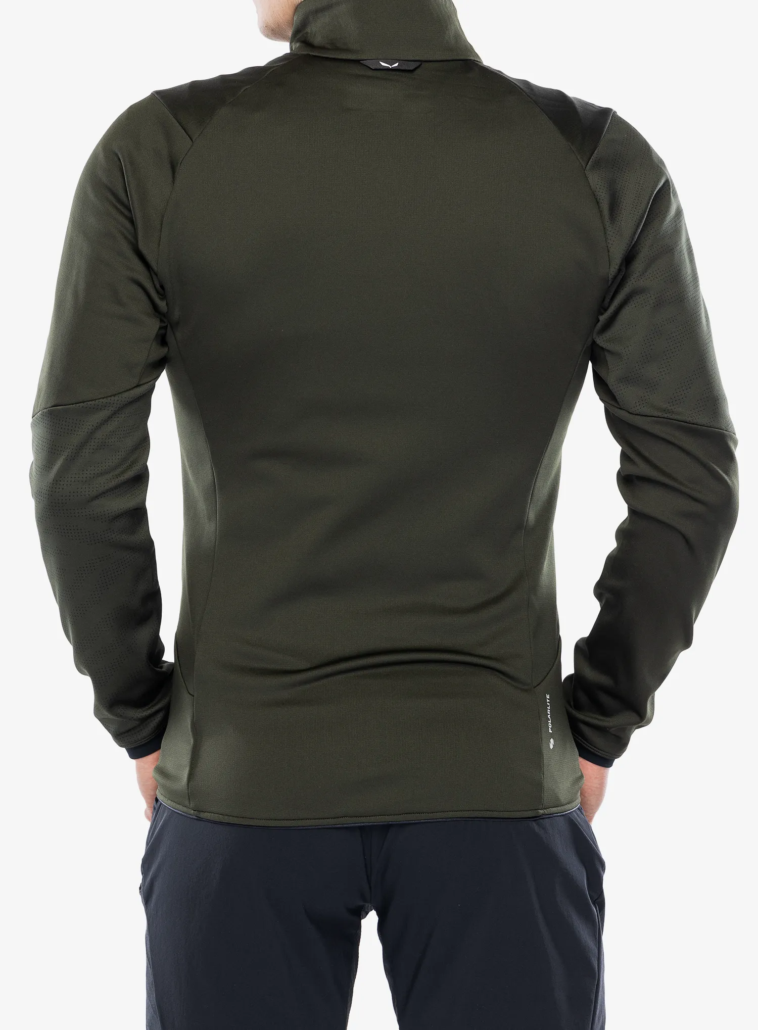 Поларено яке Salewa Sella Crevasse Jacket - dark olive