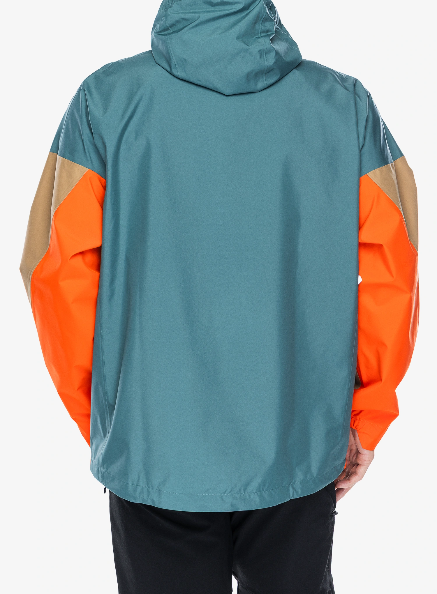 Водоустойчиво яке adidas TERREX Xploric 2.5L Climaproof Anorak - prel teal/cardbo/semi imp oran