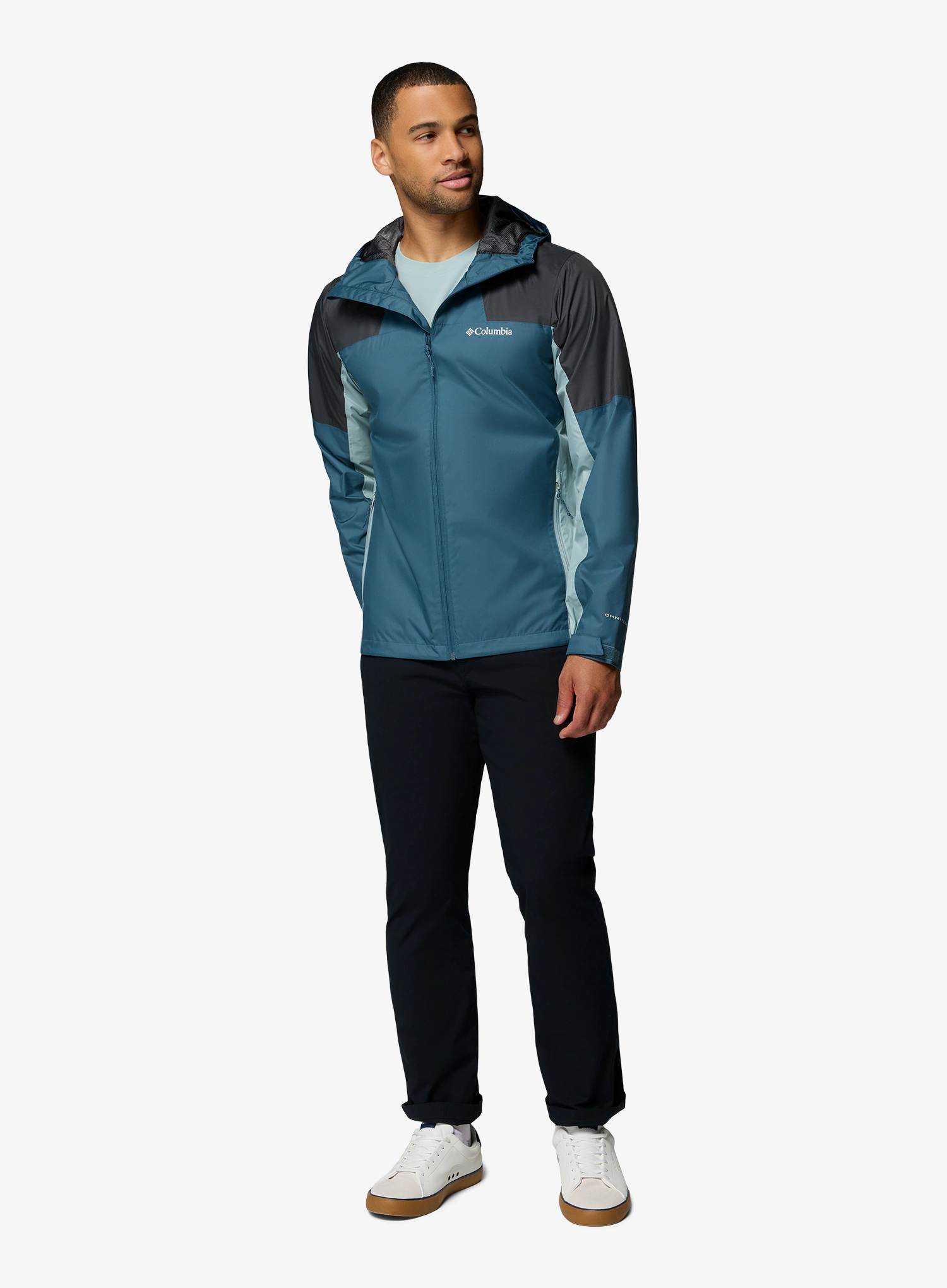 Водоустойчиво яке Columbia Inner Limits III Jacket - everblue/shark/crushed blue
