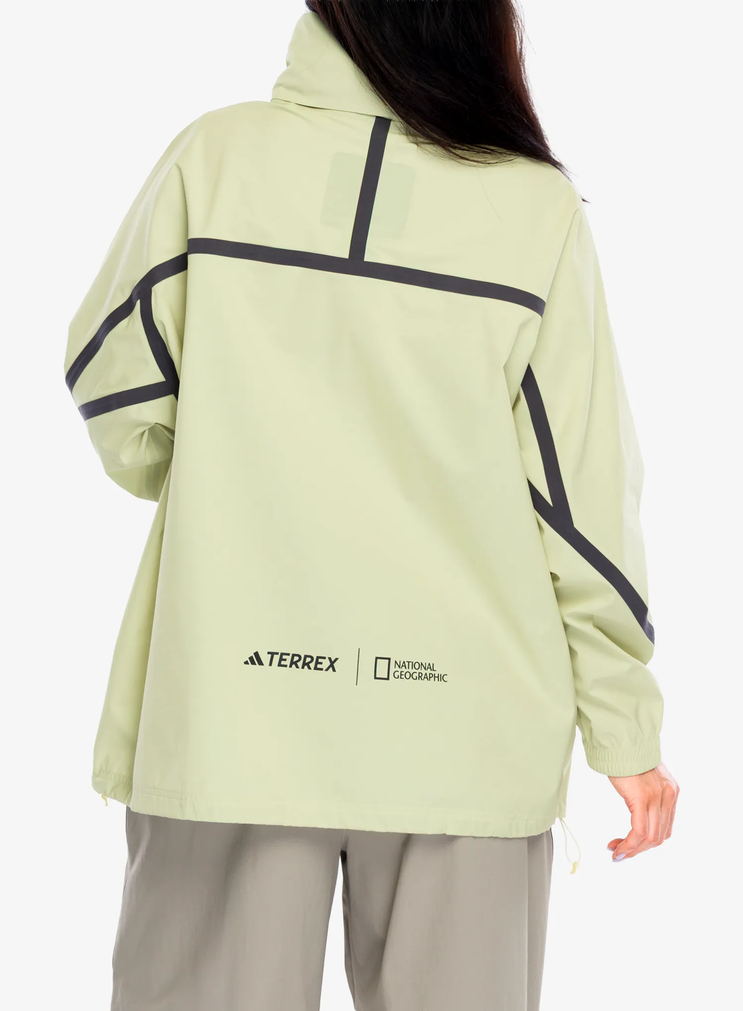 Дамско водоустойчиво яке adidas TERREX National Geographic RAIN.RDY Jacket - powyel/powyel