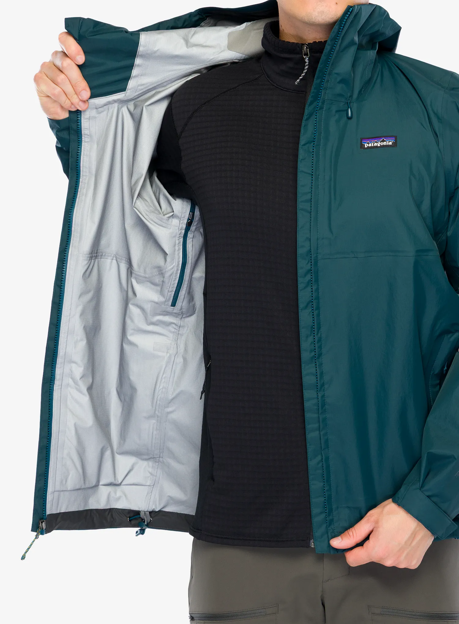 Водоустойчиво яке Patagonia Torrentshell 3L Jacket - tidal teal