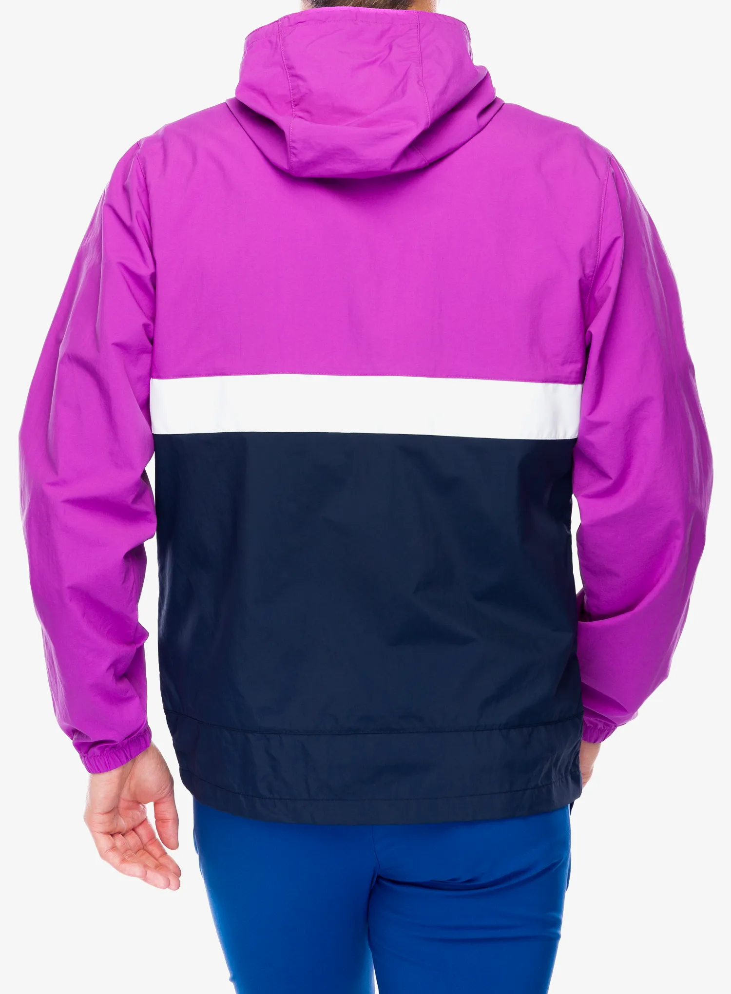 Яке ветровка Columbia Spire Valley Hooded Windbreaker - razzle/collegiate navy/white