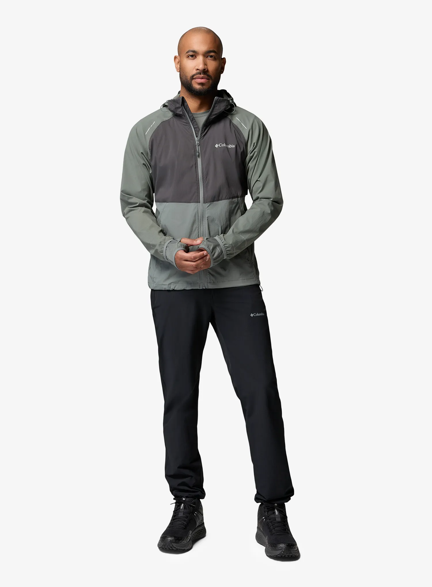 Яке ветровка Columbia Tech II Wind Full Zip - sedona sage/shark