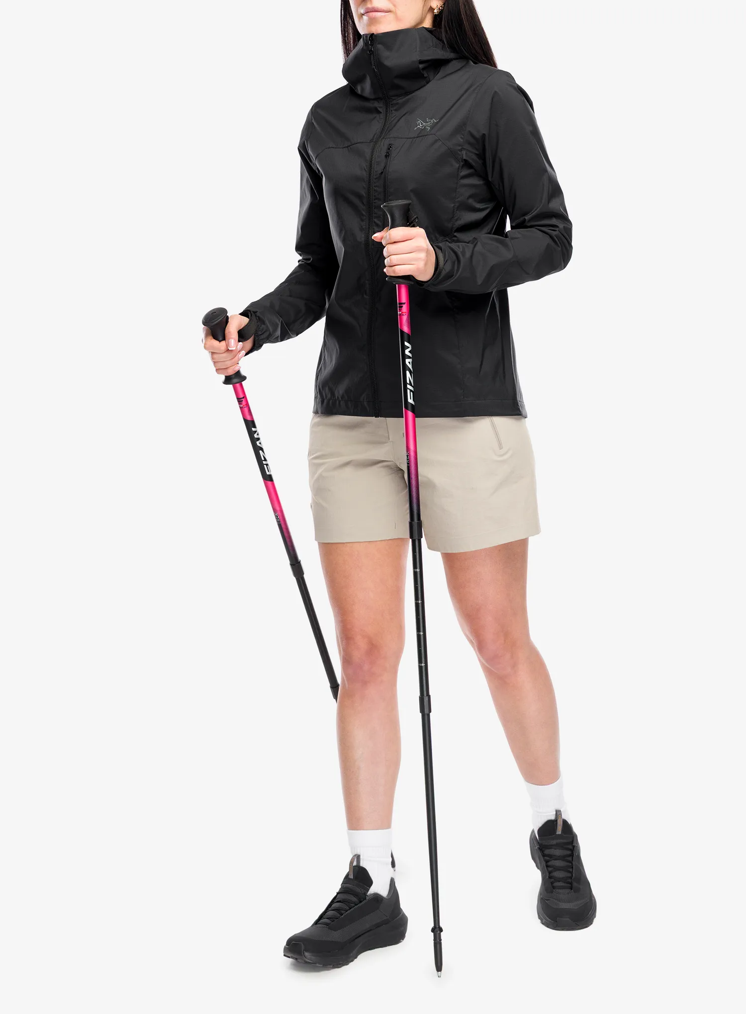Дамско яке ветровка Arcteryx Squamish Hoody - black