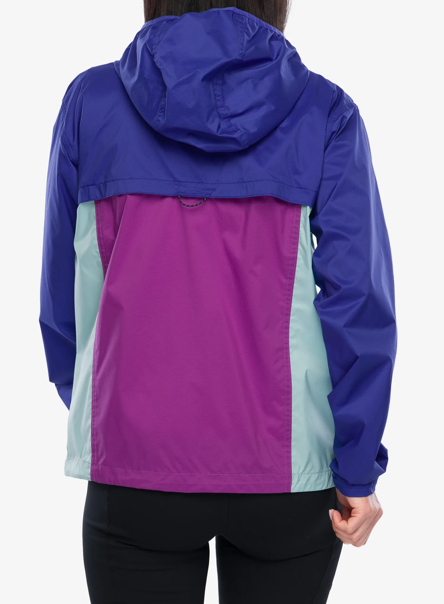 Дамско яке ветровка Columbia Crested Canyon Windbreaker - razzle/spray/clematis blue
