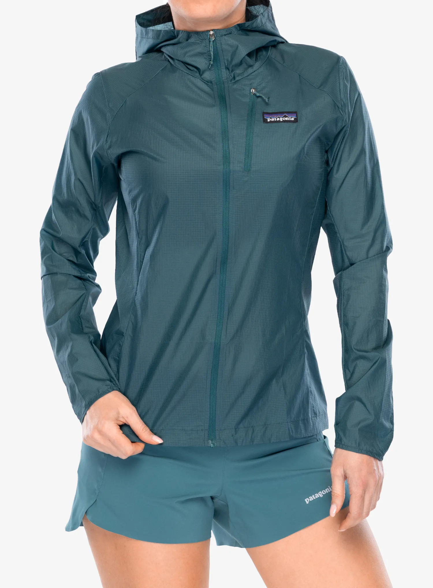 Дамско яке ветровка Patagonia Houdini Jacket - wetland blue