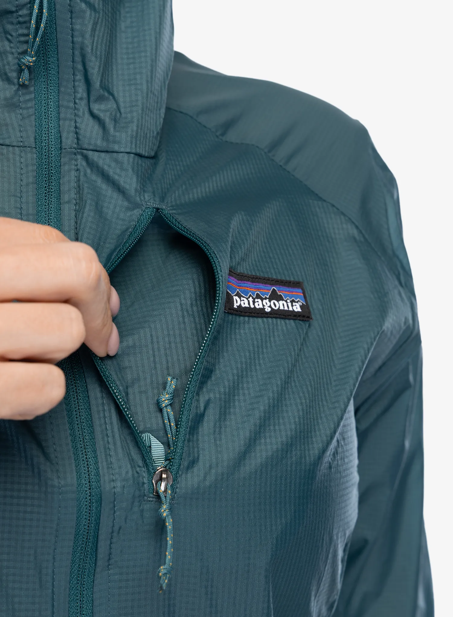 Дамско яке ветровка Patagonia Houdini Jacket - wetland blue
