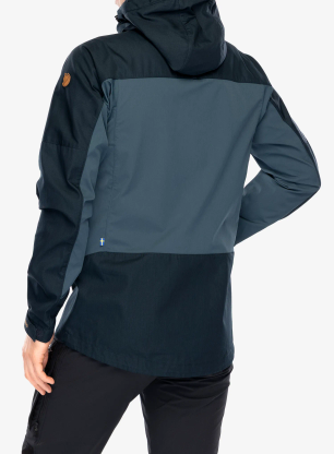 Яке ветровка Fjallraven Abisko Lite Trekking Jacket - dark navy/mountain blue