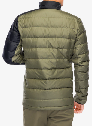Пухено яке adidas TERREX Multi Light Down Jacket - olive strata/black