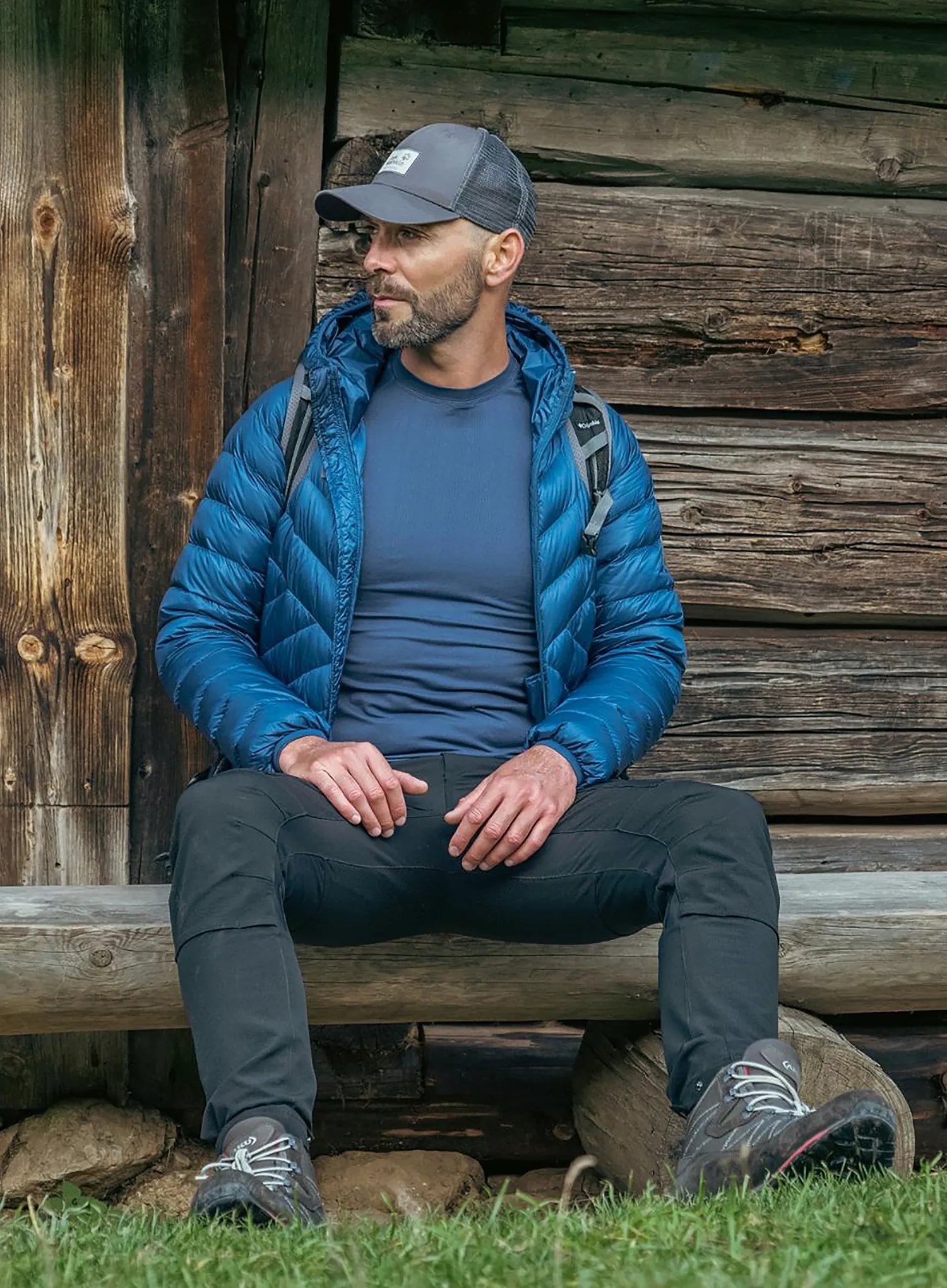 Пухено яке Alpinus Pollux - navy