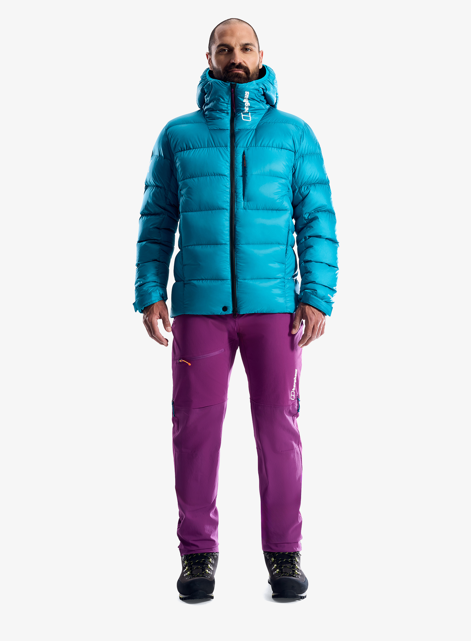 Пухено яке Berghaus MTN Arete Ultra Down Hoody - quantum tea