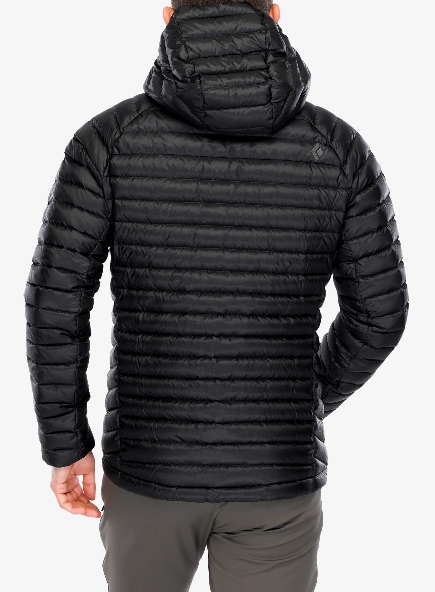 Пухено яке Black Diamond Approach Down Hoody - black/black