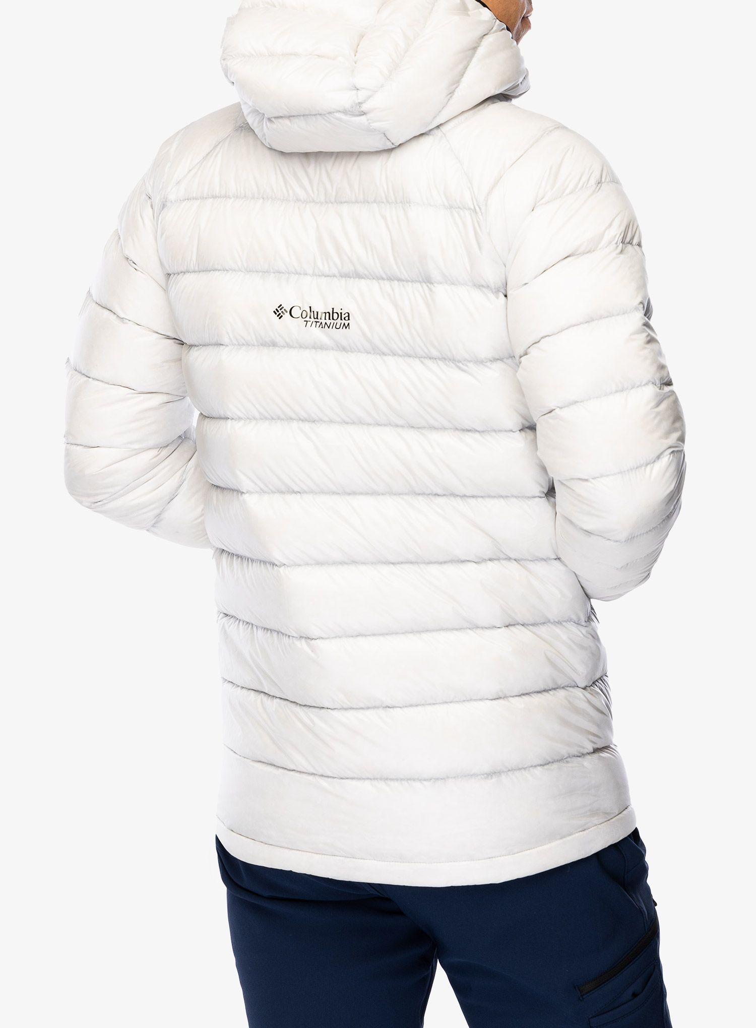 Пухено яке Columbia Arctic Crest Down Hooded Jacket - nimbus grey