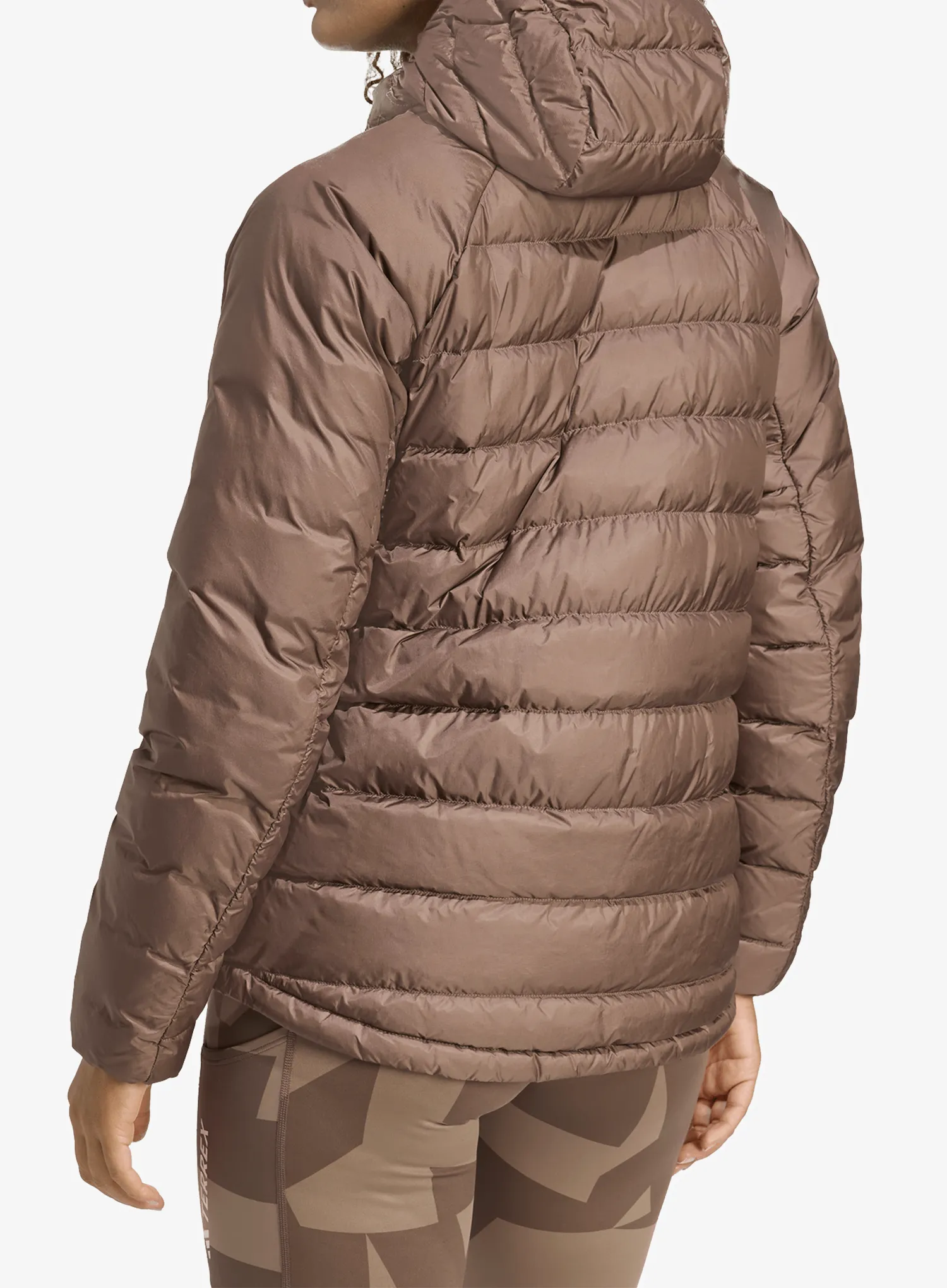 Дамско пухено яке adidas TERREX Xpr Down J - earth strata