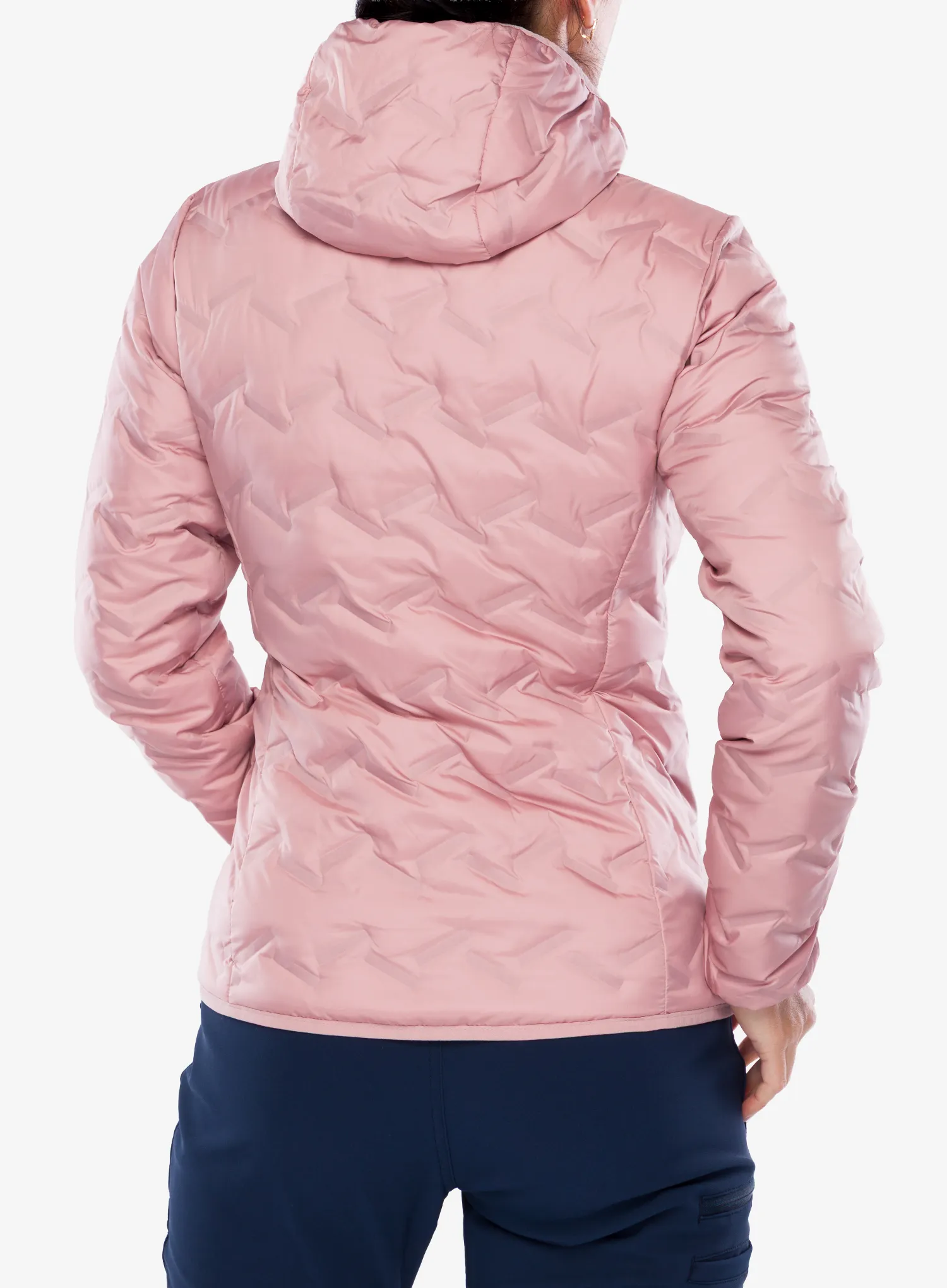 Дамско пухено яке Columbia Delta Ridge II Down Hooded Jacket - eraser pink