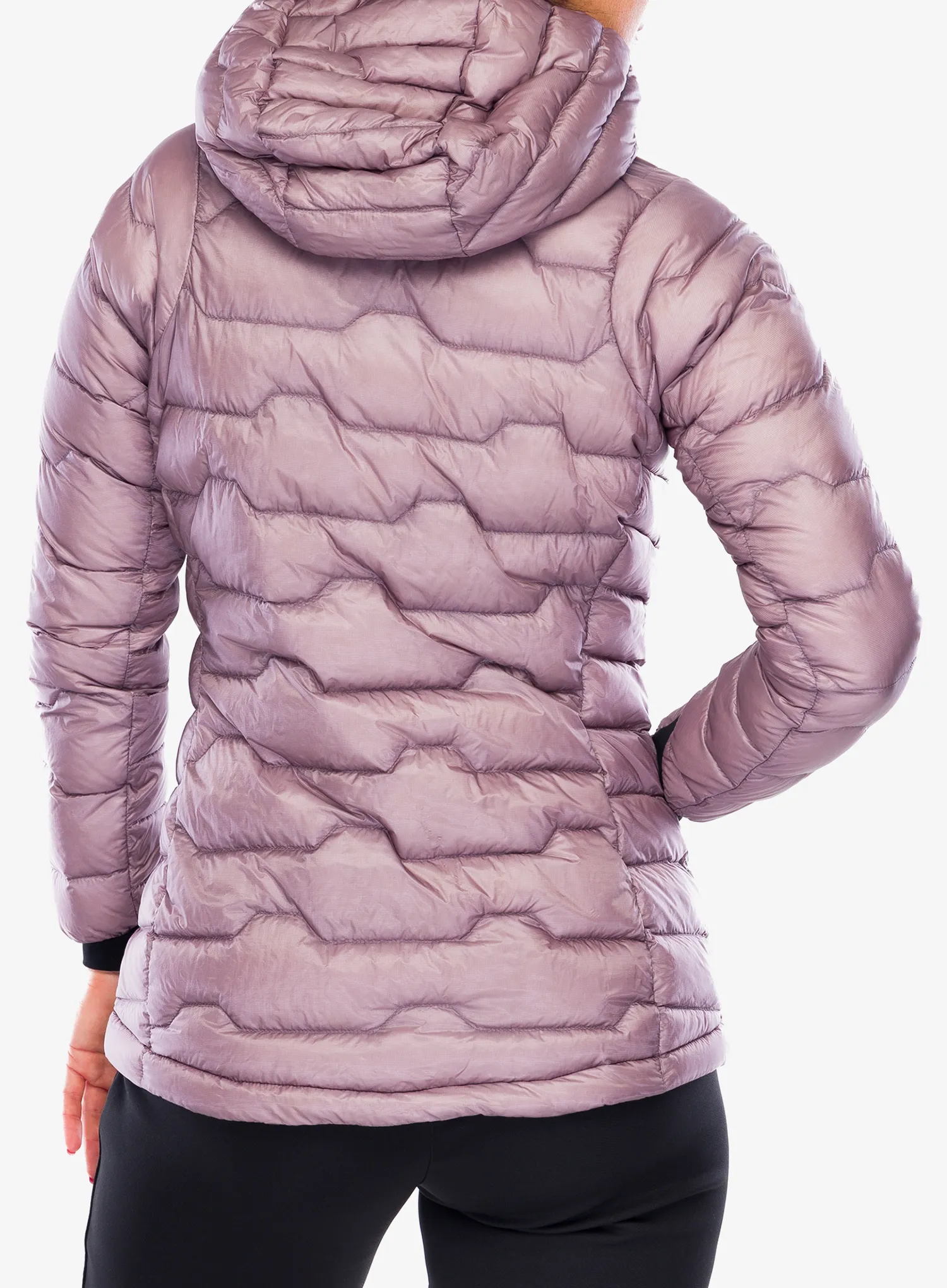 Дамско пухено яке Jack Wolfskin Alpspitze Down Hoody - wild blossom