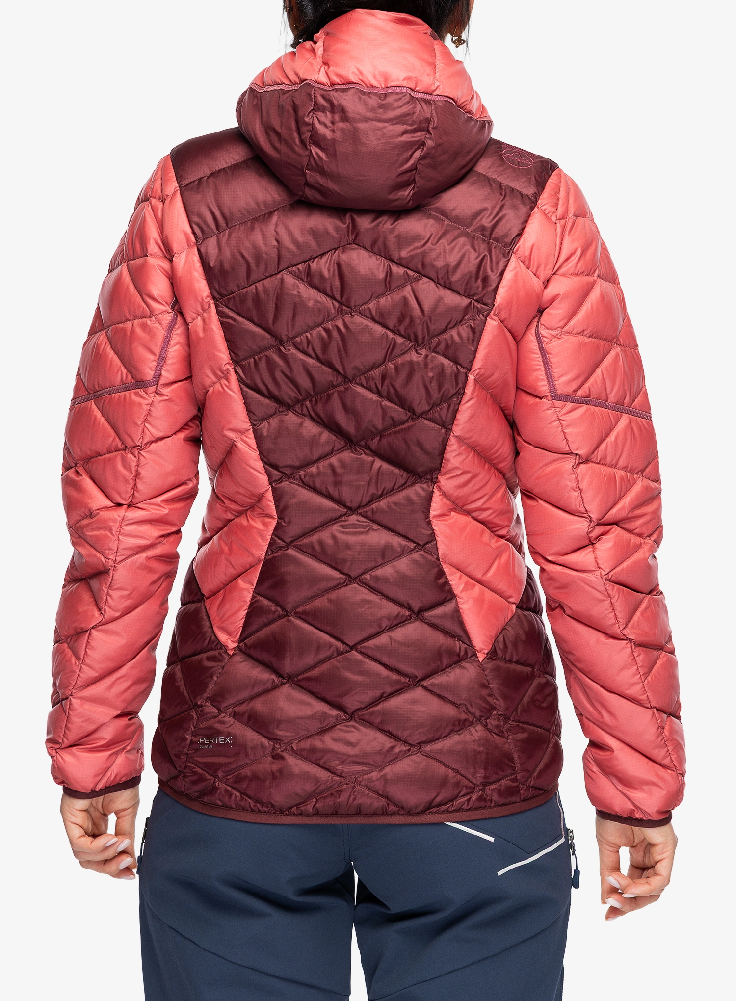 Дамско пухено яке La Sportiva Pinnacle Down Jkt - redwood/rosebay