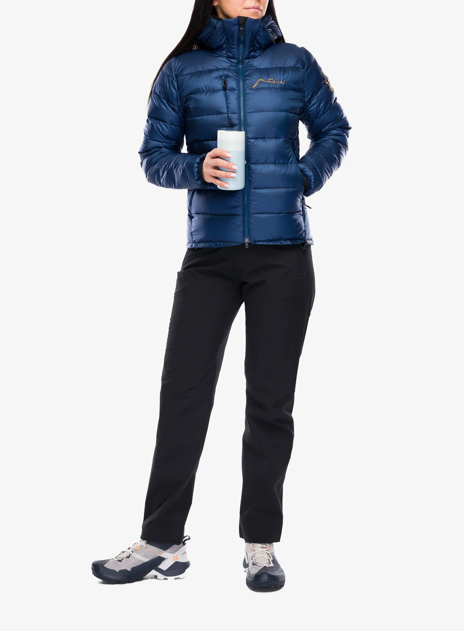 Дамско пухено яке Małachowski Climber - navy/navy