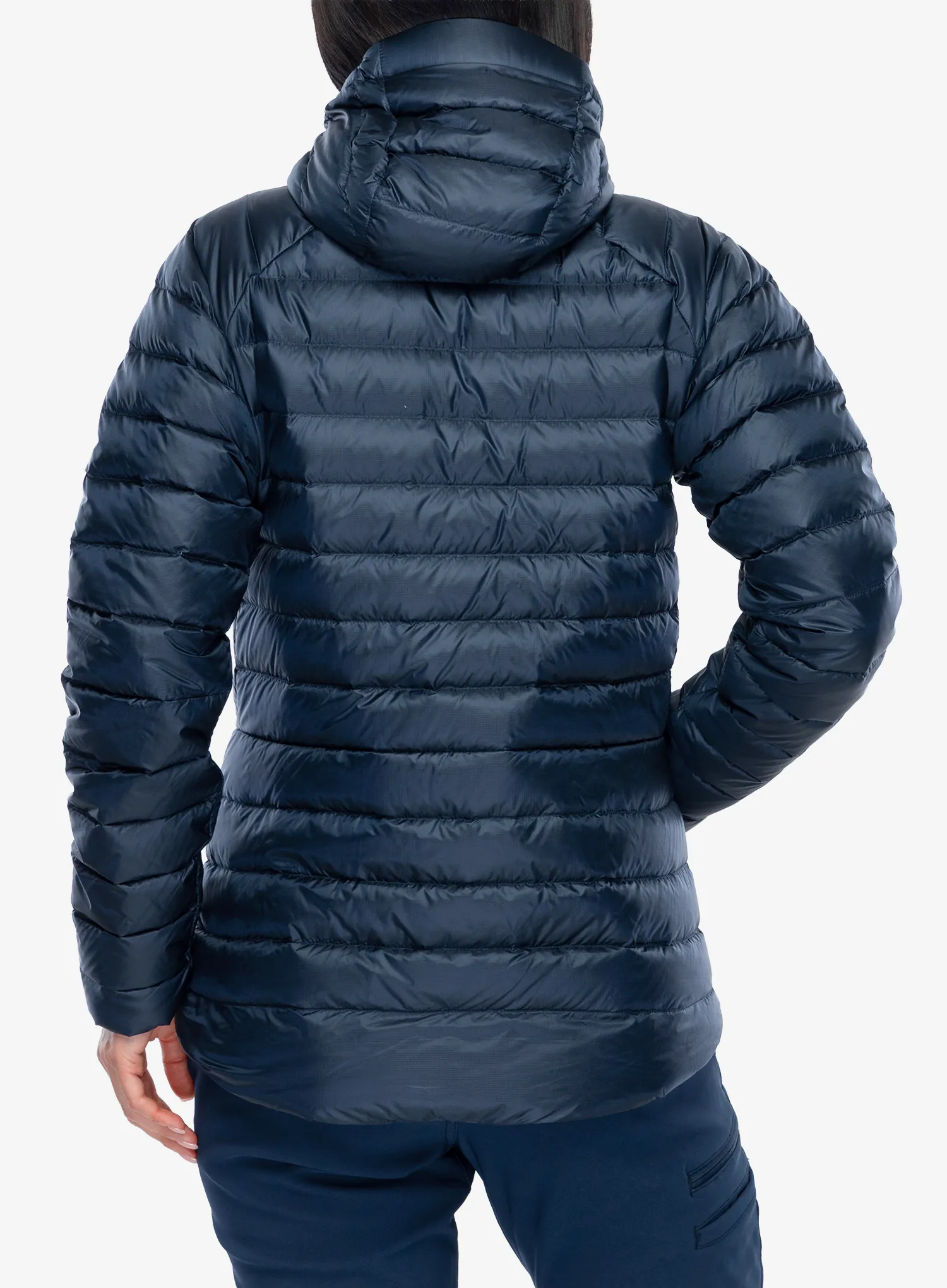 Дамско пухено яке Montane Anti Freeze Hoodie - eclipse blue/blue