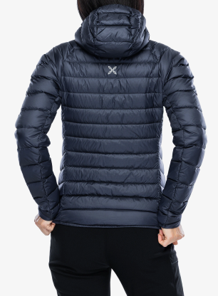 Дамско пухено яке Montura Breeze Hooded Duvet Jacket - graphite blue/turquoise