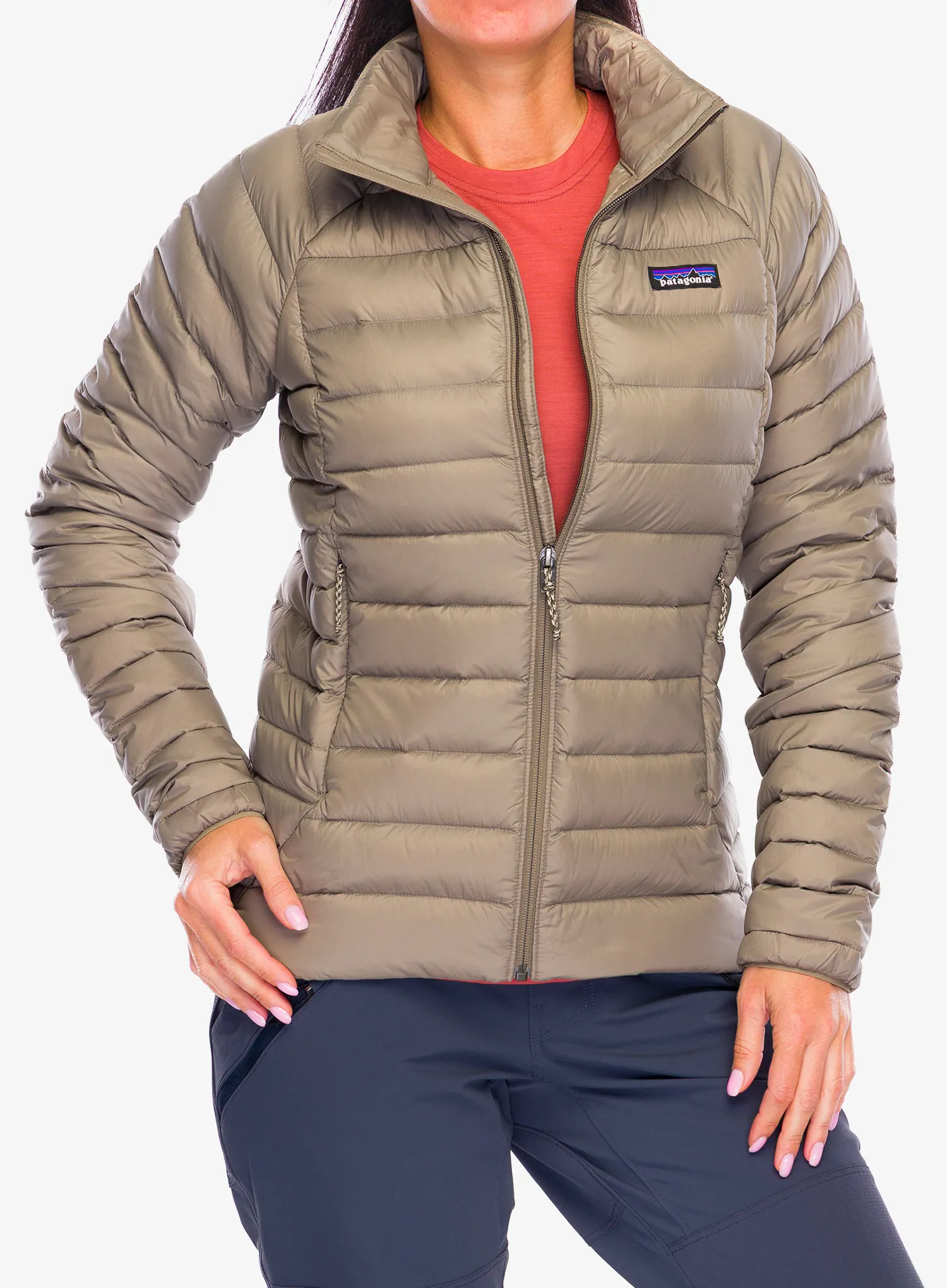Дамско пухено яке Patagonia Down Sweater - wing grey
