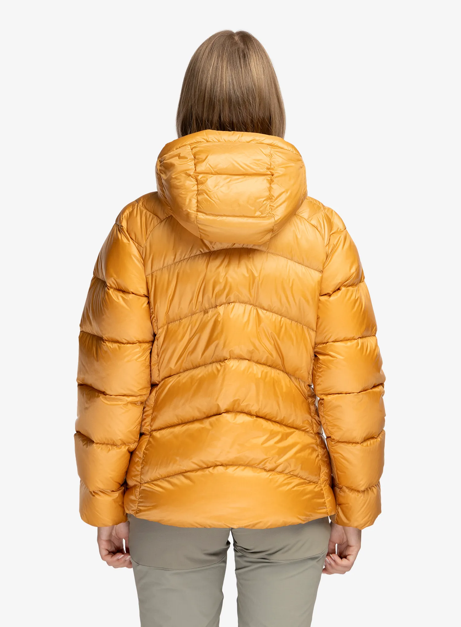 Дамско пухено яке Patagonia Fitz Roy Down Hoody - dried mango