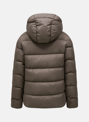 Дамско пухено яке Peak Performance Frost Down Puffer Jacket - terrain tan/frosted pink