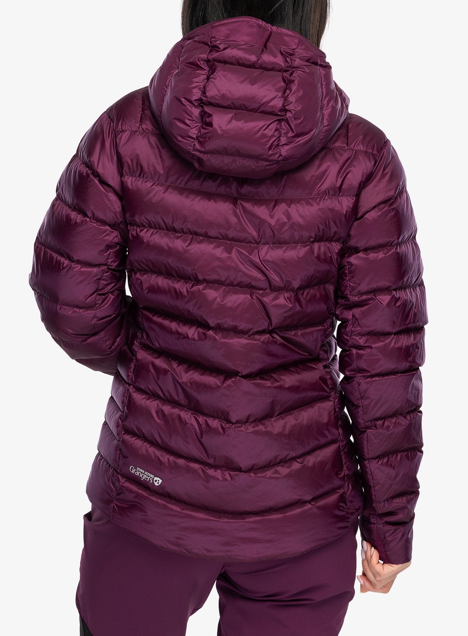 Дамско пухено яке Rab Electron Pro Hoody - mulberry
