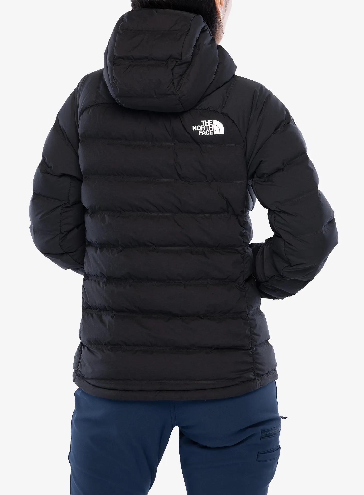 Дамско пухено яке The North Face Abseil Stretch Down Hoodie - tnf black