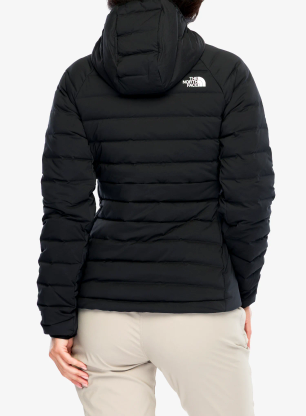 Дамско пухено яке The North Face Belleview Stretch Down Hoodie - tnf black