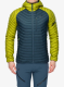 Пухено яке Dynafit Radical Down Hooded Jacket - golden lime