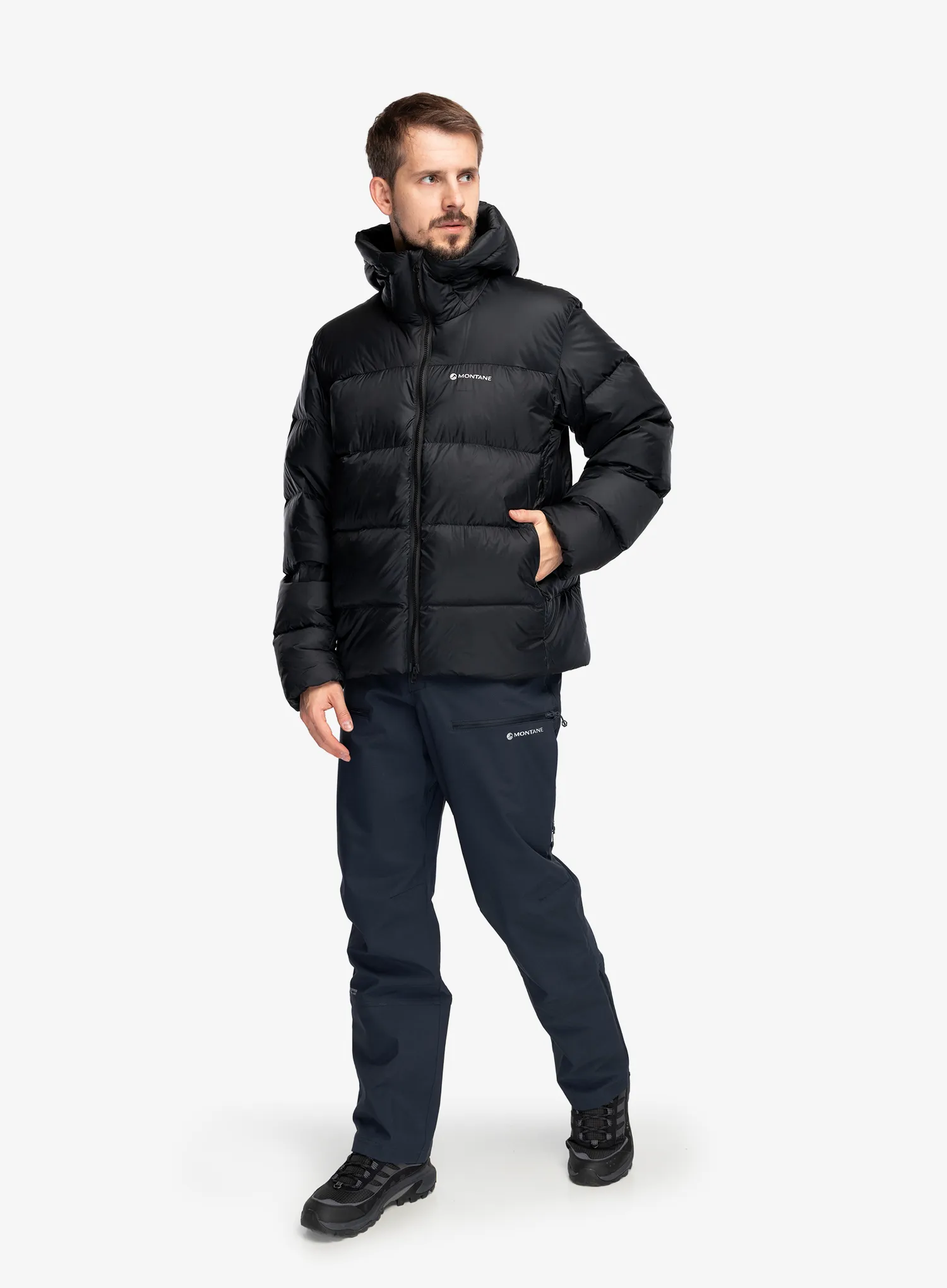Пухено яке Montane Thaw Hoodie - black