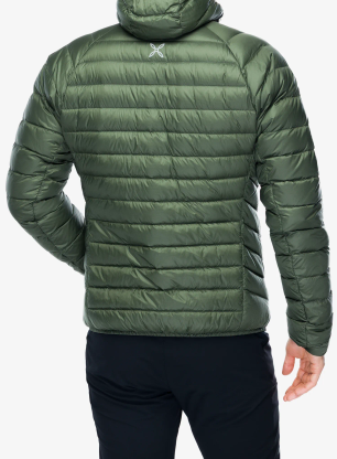 Пухено яке Montura Breeze Hooded Duvet Jacket - sage green/sunny lime