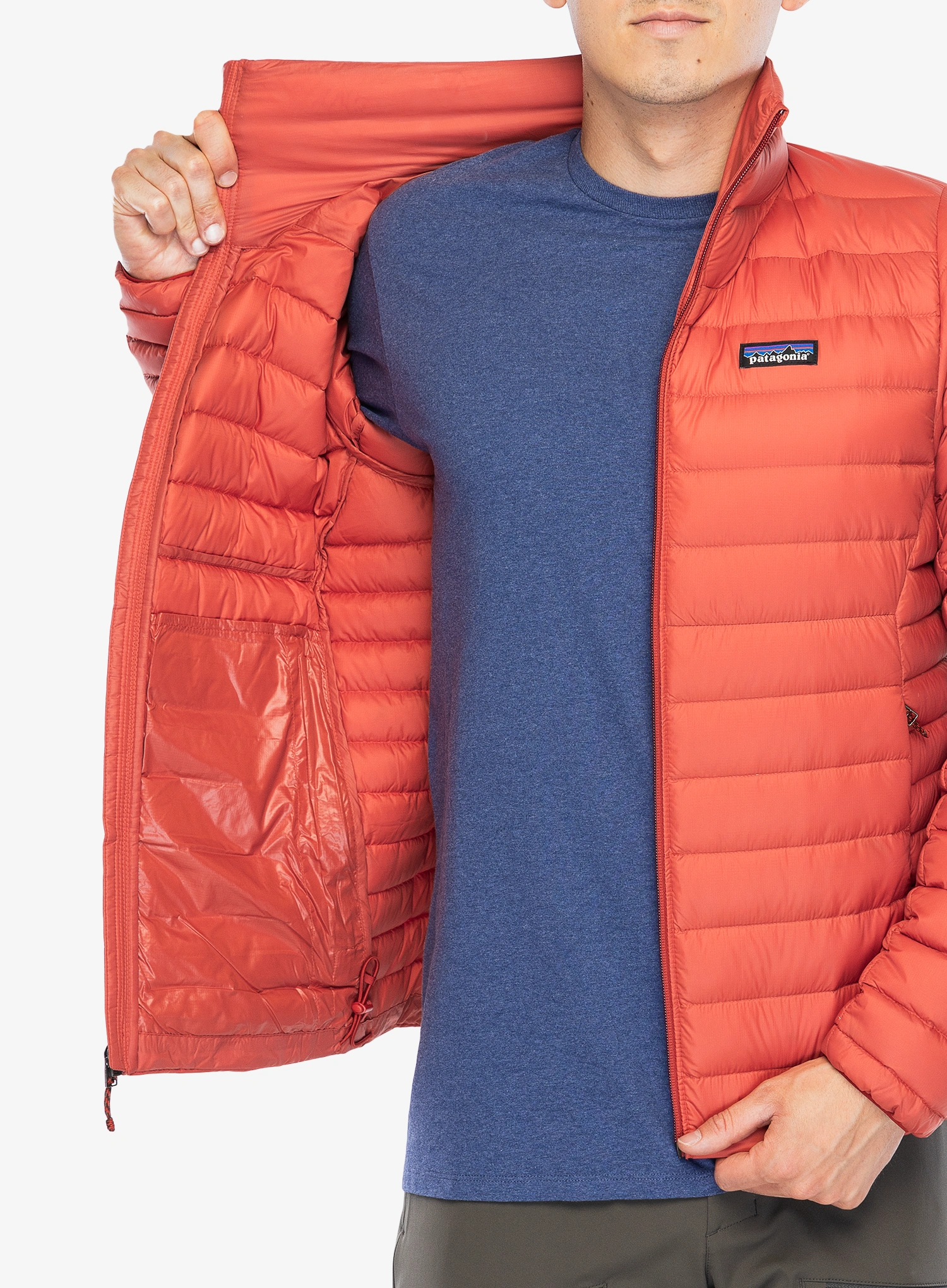 Пухено яке Patagonia Down Sweater - amanita red