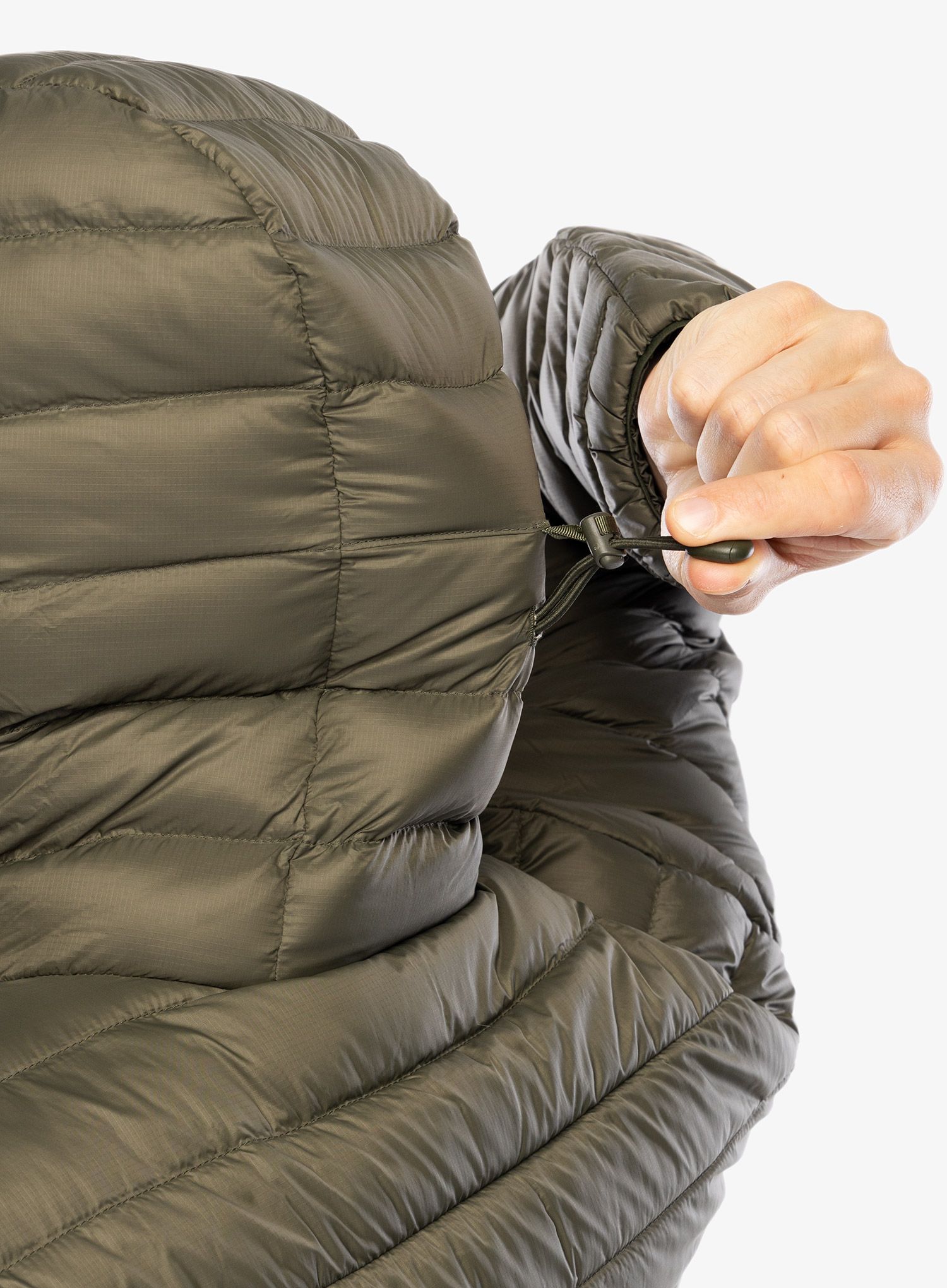 Пухено яке Patagonia Down Sweater Hoody - pine needle green
