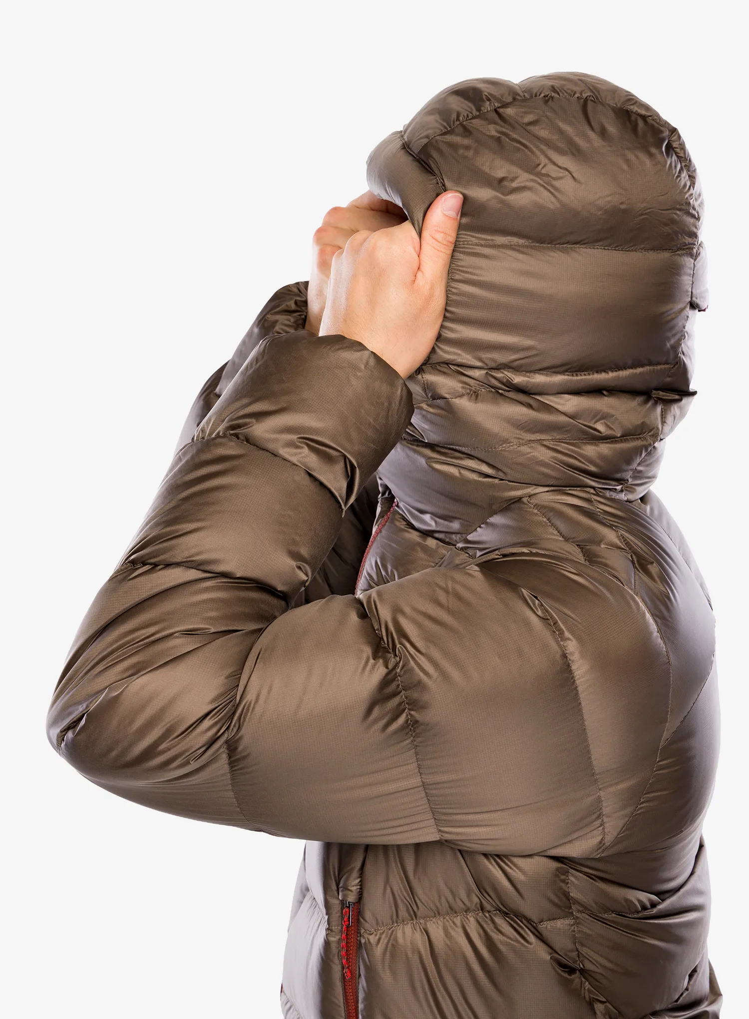 Пухено яке Patagonia Fitz Roy Down Hoody - marlow brown
