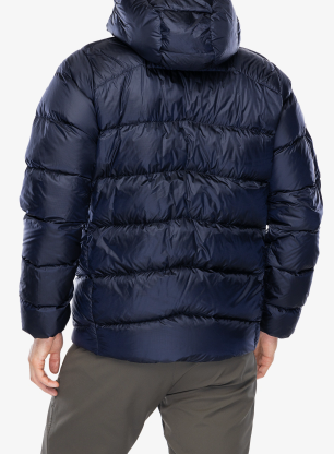 Пухено яке Patagonia Fitz Roy Down Hoody - sunken blue