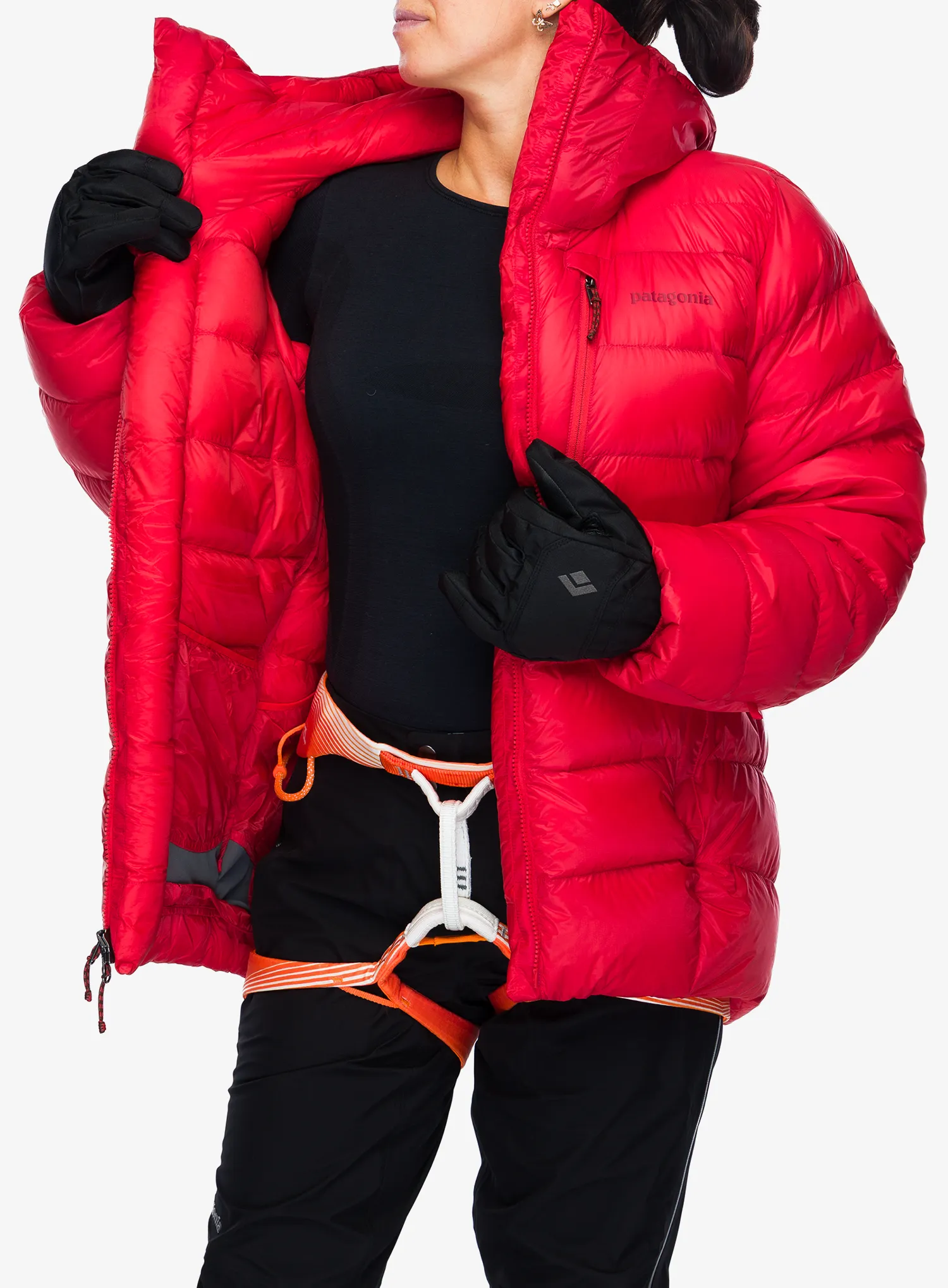 Пухено яке Patagonia Grade VII Down Parka - sizzle red