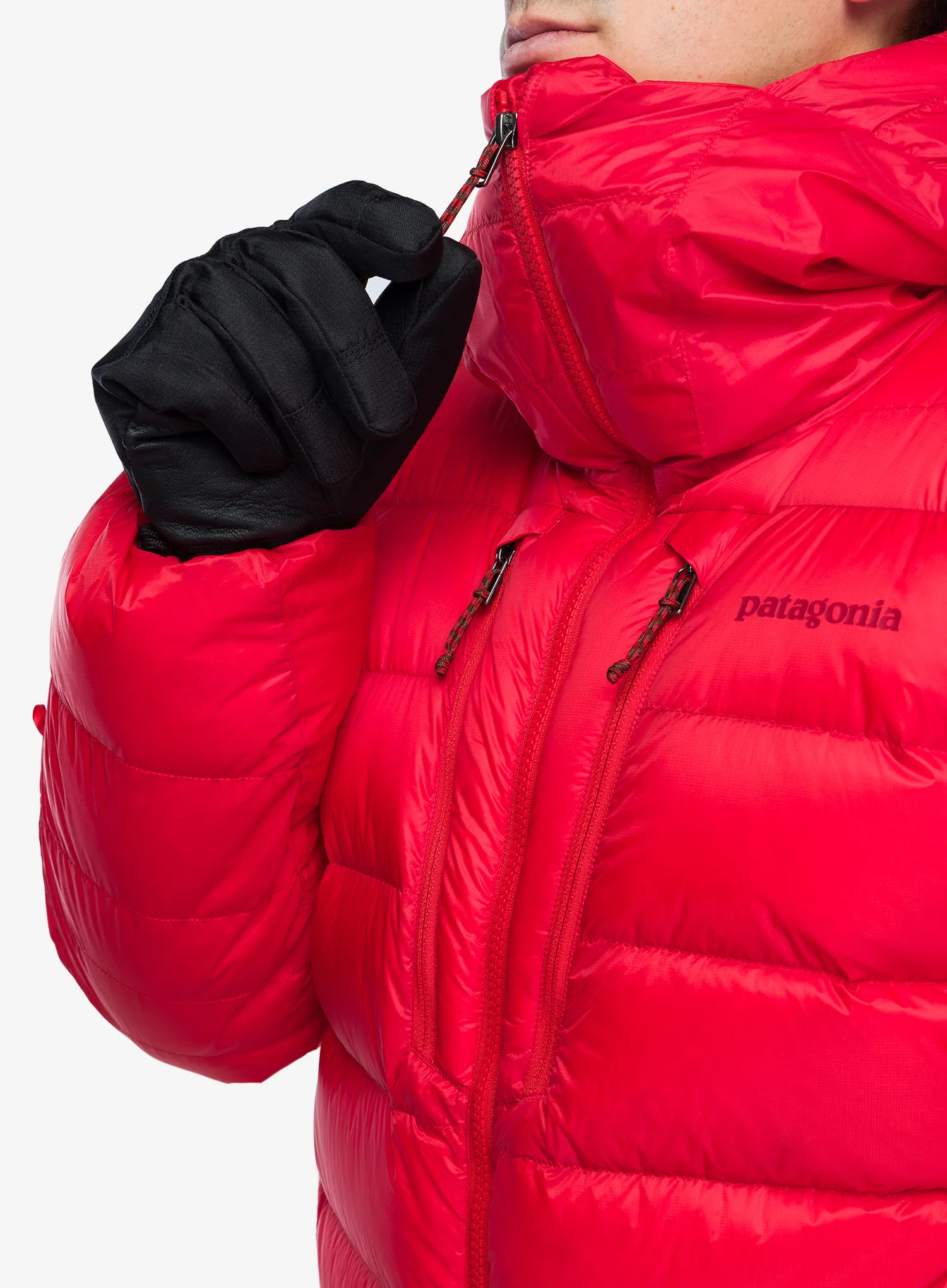 Пухено яке Patagonia Grade VII Down Parka - sizzle red