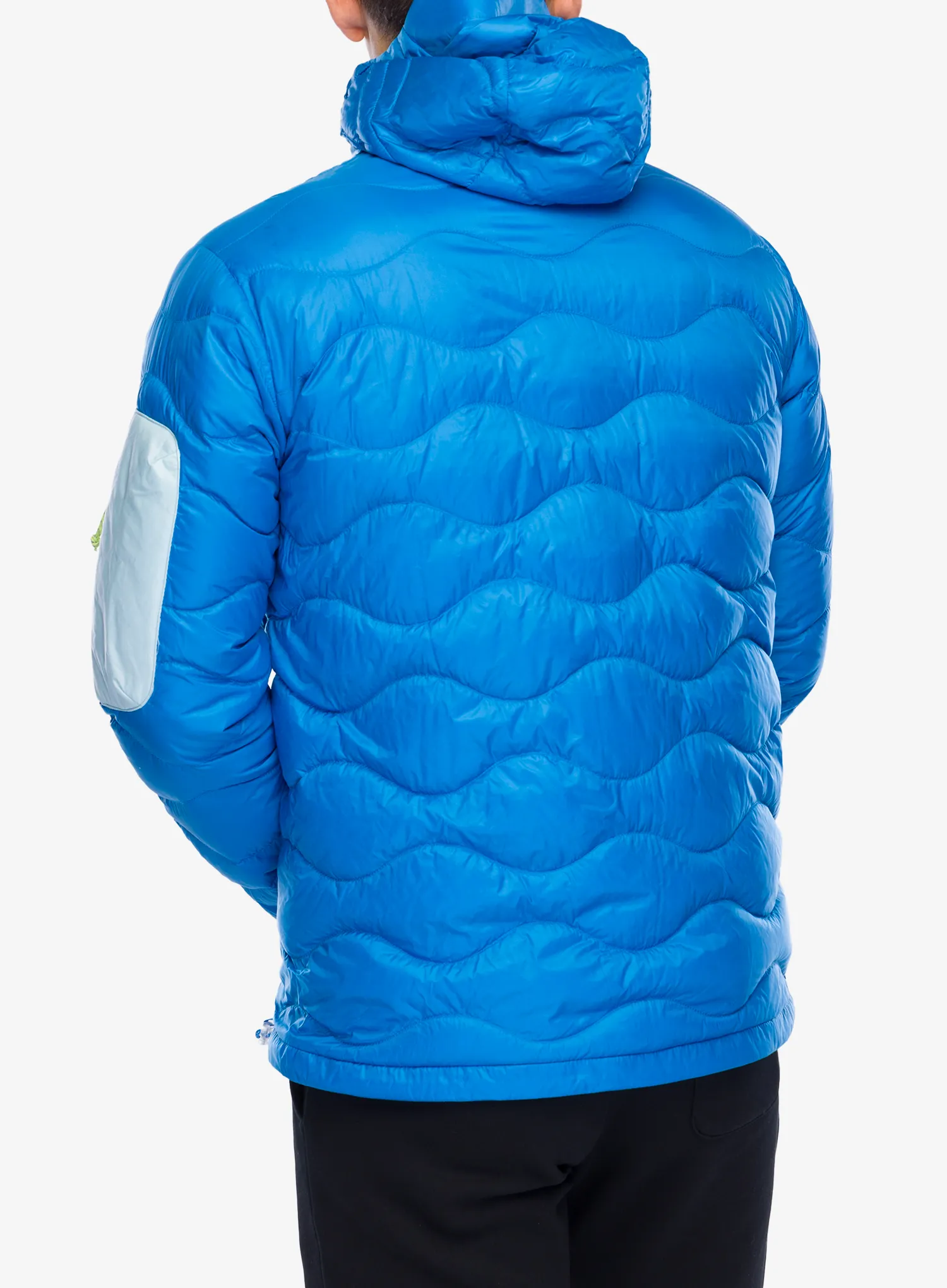 Пухено яке Peak Performance Helium Utility Down Hood Jacket - bril blue/cloud/sunny adventur