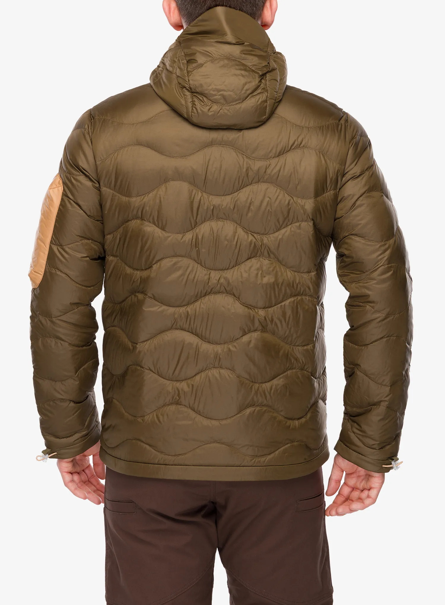 Пухено яке Peak Performance Helium Utility Down Hood Jacket - meadow moss/sierra sand
