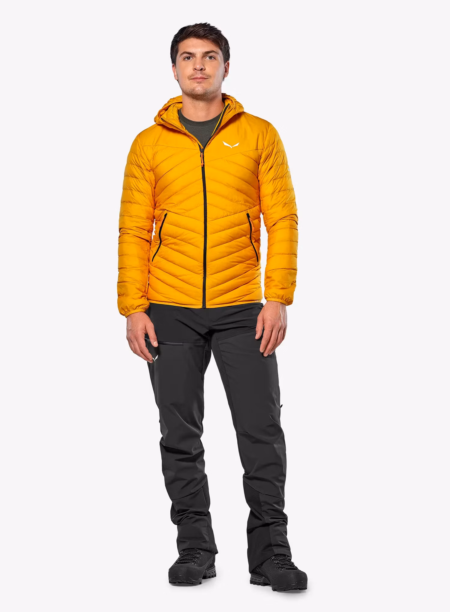 Пухено яке Salewa Brenta Jacket - gold/black out